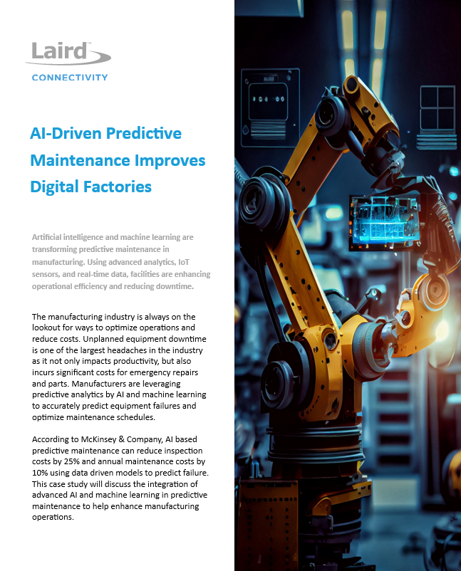 View of AI-Driven Predictive Maintenance Improves Digital Factories | Laird ...